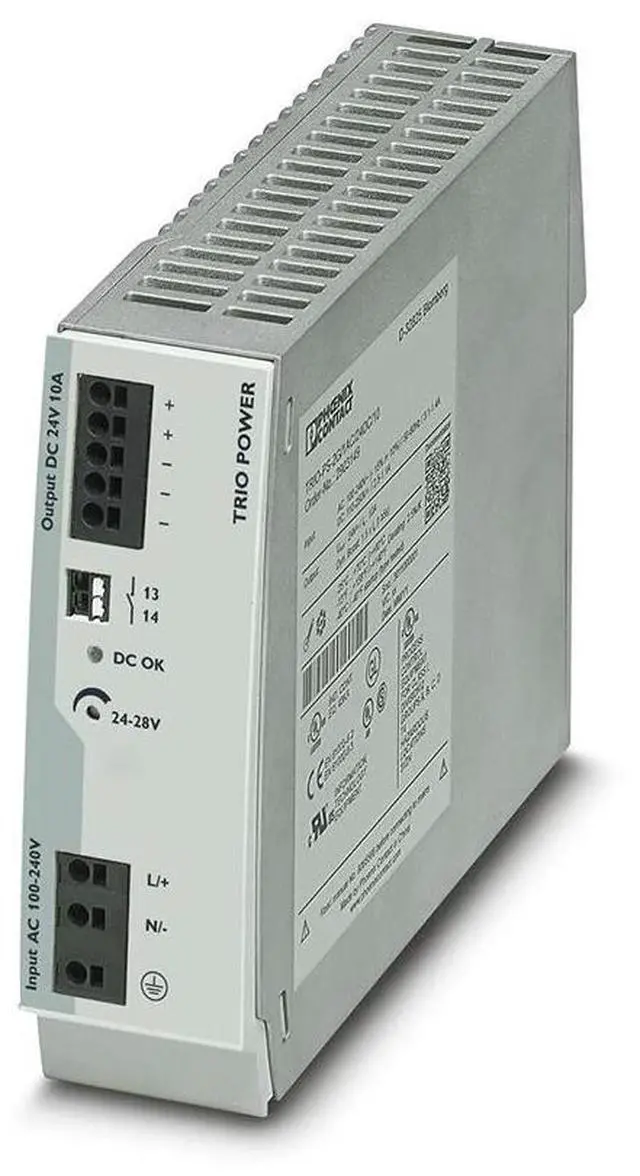 Alt view image 6 of 6 - TRIO-PS-2G/1AC/24DC/10 TRIO POWER Switching Power Supply Output 24VDC/10A 2903149