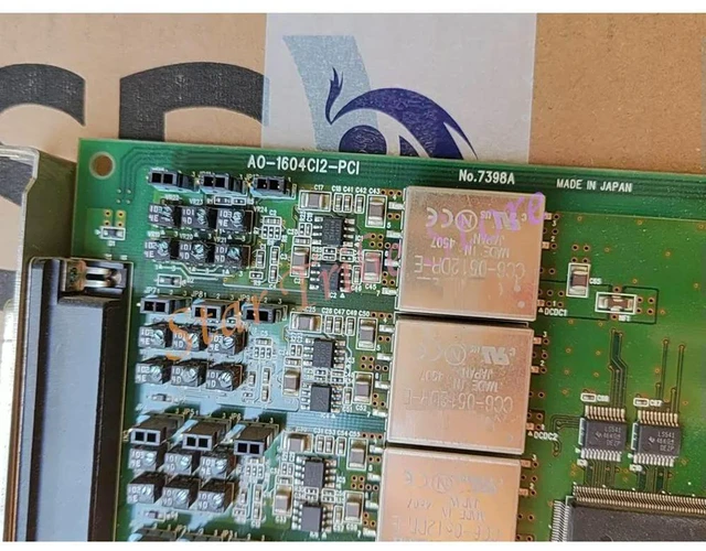 Alt view image 6 of 6 - A0-1604C12-PCI NO: 7398A Data Collection Card