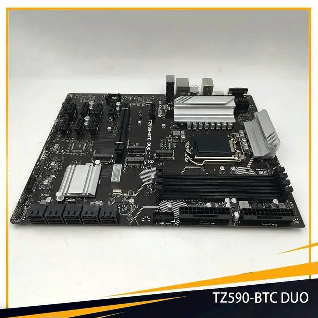 Alt view image 5 of 6 - TZ590-BTC DUO Motherboard Z590 LGA1200 6Gb/s Support 10th/11th CPU Micro ATX DDR4 PCIe 3.0 128GB