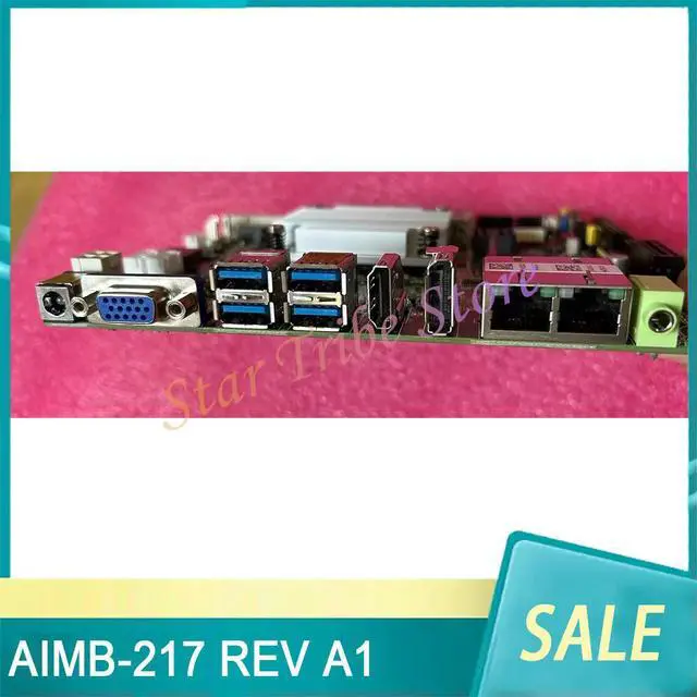 Alt view image 4 of 6 - N3350 Integrated CPU Industrial Control Motherboard Dual Network Ports AIMB-217 REV A1 AIMB-217N1801-T