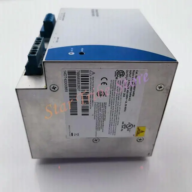Alt view image 6 of 6 - Power Supply PSG480F24RM Input Three-Phase Power Of 400-500V~1A Output 2 Sets Of 24V20A
