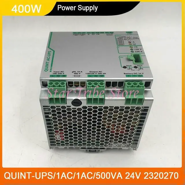 Alt view image 5 of 6 - QUINT-UPS/1AC/1AC/500VA 24V Power Supply 2320270 Works ly 400W