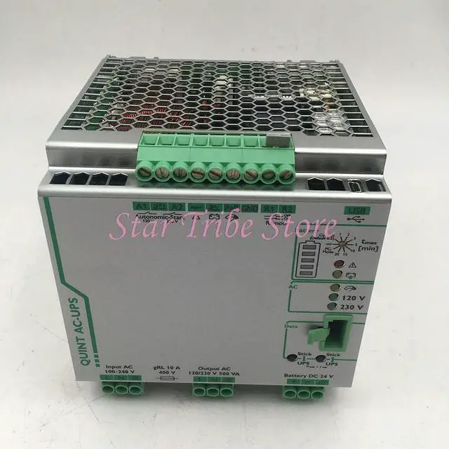 Alt view image 6 of 6 - QUINT-UPS/1AC/1AC/500VA 24V Power Supply 2320270 Works ly 400W
