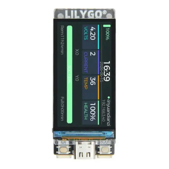 Alt view image 4 of 6 - T-Display C5 ESP32-C5 Board, ST7789 IPS LCD, 6 Dual Band Display Development Kit