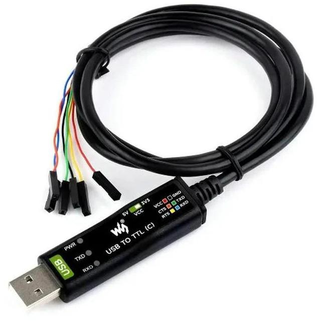 Alt view image 6 of 6 - Industrial USB TO TTL (C) 6pin Serial Cable, FT232RNL Chip, Multi Protection Circuits, Multi Systems Support