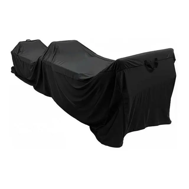 Alt view image 4 of 6 - Protective Cover for Pilates Reformer 240 x 78 x 56 cm Black 420D Oxford Fabric with Adjustable Drawstring and Handles