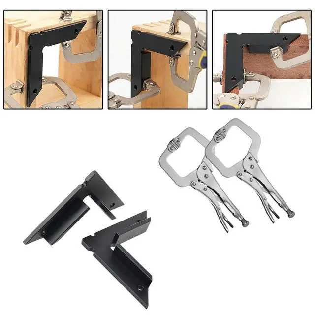 Alt view image 4 of 6 - Aluminum Alloy Fixture Right Angle Clamps For Stable Project Assembly High Strength Construction Compact And Lightweight
