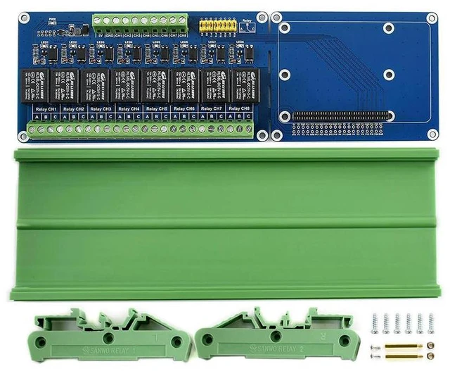 Alt view image 5 of 6 - :HRB8825 Stepper Motor HAT For Raspberry Pi, Drives Two Stepper Motors, Up To 1/32 Microstepping