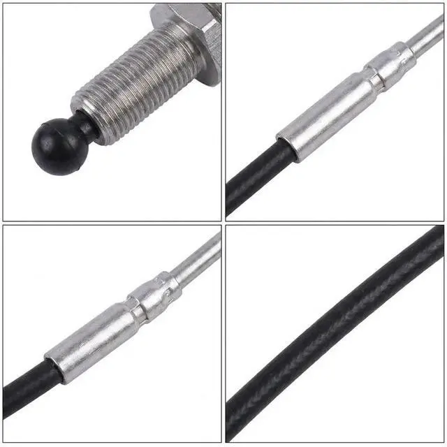 Alt view image 4 of 6 - Outdoor Machine Cable 5 Inch Steering Cable Weatherproof Design Wear Resistant Material Precise Maneuverability Steering Cable