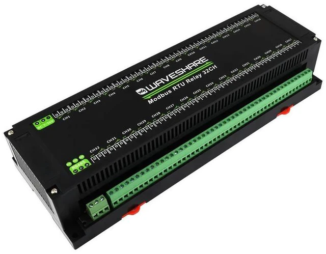 Alt view image 5 of 6 - Modbus RTU 32-Ch Relay Module, RS485 Interface, With Multiple Isolation Protection Circuits
