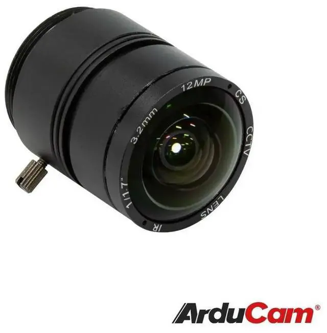Alt view image 5 of 6 - Arducam CS Lens for Raspberry Pi HQ Camera, 120 Degree Ultra Wide Angle CS-Mount Lens, 3.2mm Focal Length with Manual Focus