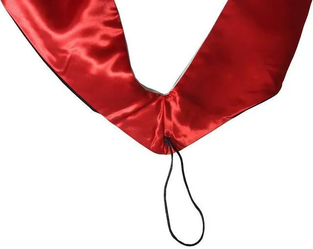 Alt view image 4 of 5 - Master Hood Graduation Academic Regalia, 42 Inch Velvet Trim Satin Lining | Premium velvet trim with satin lining and chevron design, crafted for schools, degrees, and graduation ceremonies