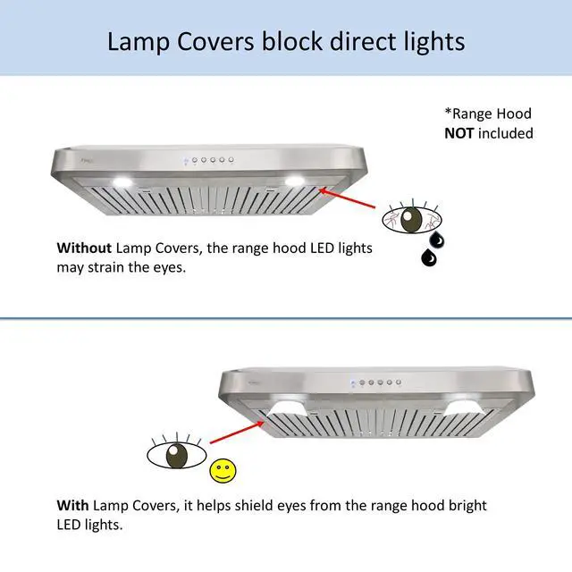 Alt view image 2 of 5 - LED Light Lamp Covers for 2-1/2 or 2-5/8 Diameter LED Lights (6 pcs)