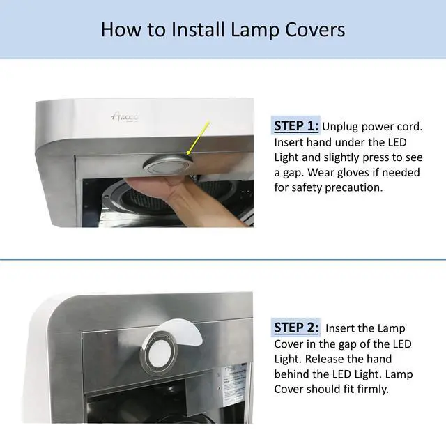 Alt view image 3 of 5 - LED Light Lamp Covers for 2-1/2 or 2-5/8 Diameter LED Lights (6 pcs)