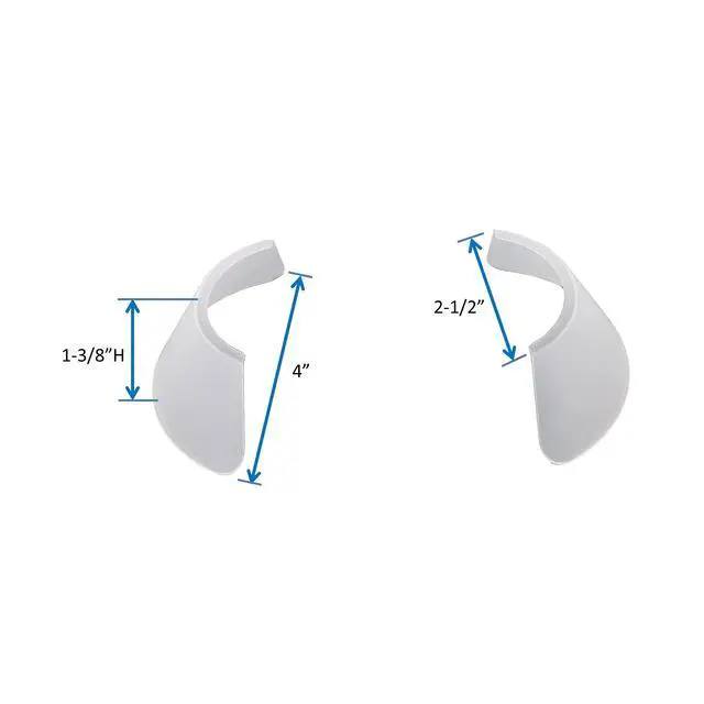 Alt view image 4 of 5 - LED Light Lamp Covers for 2-1/2 or 2-5/8 Diameter LED Lights (6 pcs)