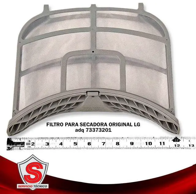 Alt view image 2 of 7 - LG ADQ73373201 Genuine OEM Lint Filter Assembly for LG Gas or Electric Dryers, Gray
