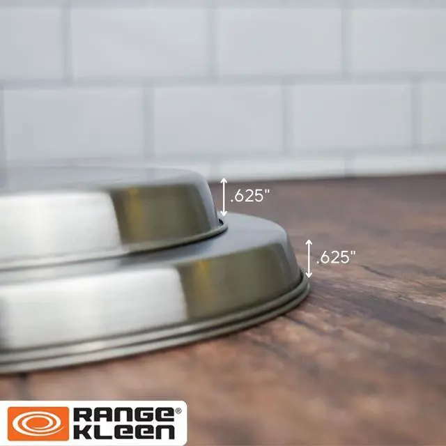 Alt view image 4 of 5 - 550 Stainless Steel Round Burner Kovers, Set of 4