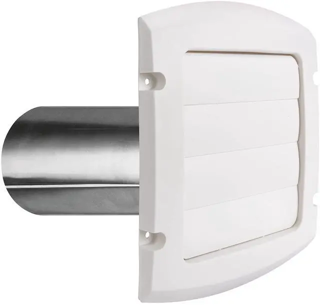 Alt view image 6 of 6 - BLH6WZW 6 inch White Louvered Vent Hood