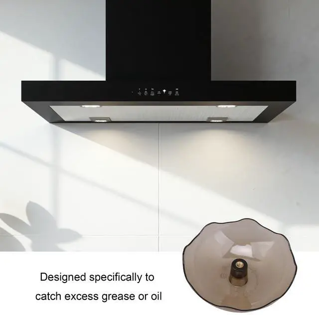 Alt view image 3 of 7 - Round-Catcher-Collecting-Bowl-Cup Range-Hoods-Oil-Collection-Cup 5mm Female Thread by