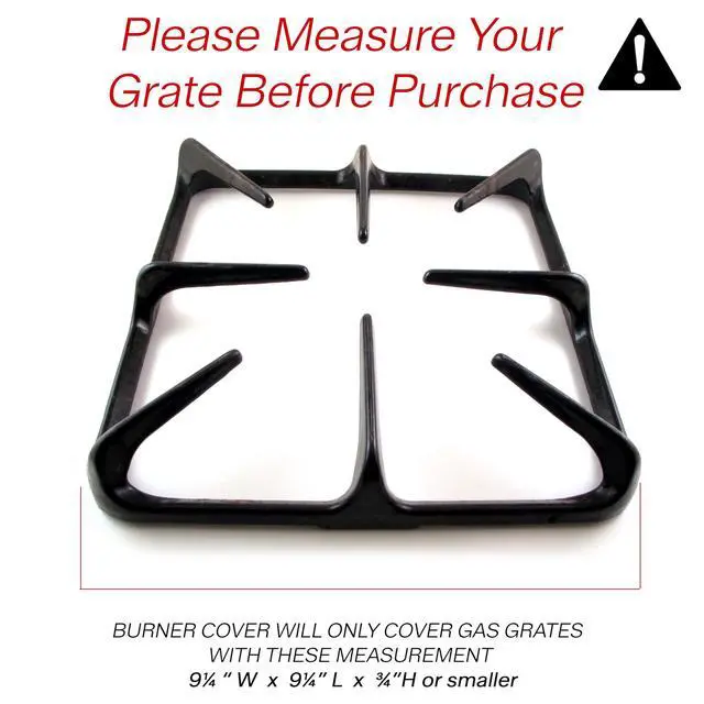Alt view image 3 of 6 - Square Gas Stove Burner Cover Set, Set of 4, Red