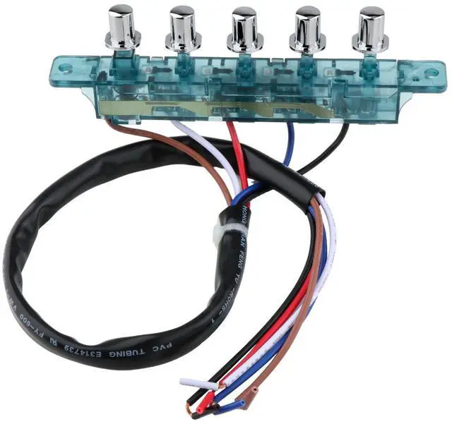 Main image of Range Hood Switch,Range Hood Pushbutton Switch,5 Button for Parts,Key Board Switch for Kitchen appliances