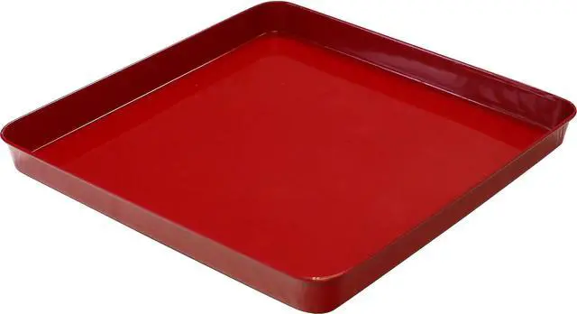 Alt view image 5 of 6 - Square Gas Stove Burner Cover Set, Set of 4, Red