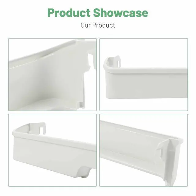 Alt view image 7 of 7 - 240337901 240337904 240337905 Refrigerator Door Bin Shelf Compatible with Frigidaire Refrigerator for 891047 AH429868 AP2115858 EA429868 PS429868 Replacement only White ABS Plastic