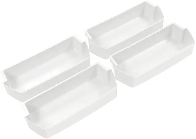 Main image of 2187172 Replacement Refrigerator Door Bin Shelf Compatible with Most Roper, Kitchenaid, Kirkland and Whirlpool models Refrigerator Door Bin White - 4 PCS
