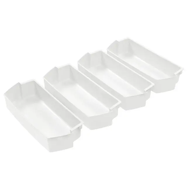 Alt view image 5 of 7 - 2187172 Replacement Refrigerator Door Bin Shelf Compatible with Most Roper, Kitchenaid, Kirkland and Whirlpool models Refrigerator Door Bin White - 4 PCS