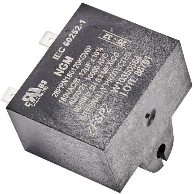 Main image of WPW10350564 OEM Refrigerator Run Capacitor