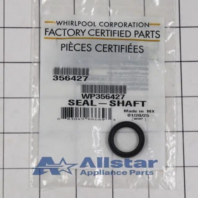Alt view image 2 of 6 - WP356427 Washing Machine Shaft Seal