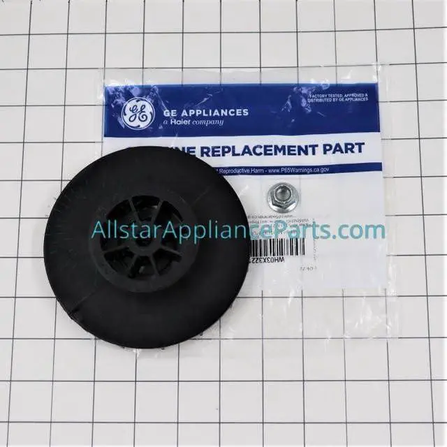 Alt view image 2 of 4 - WH03X32217 Washing Machine 1/2 hp Motor Pulley & Nut