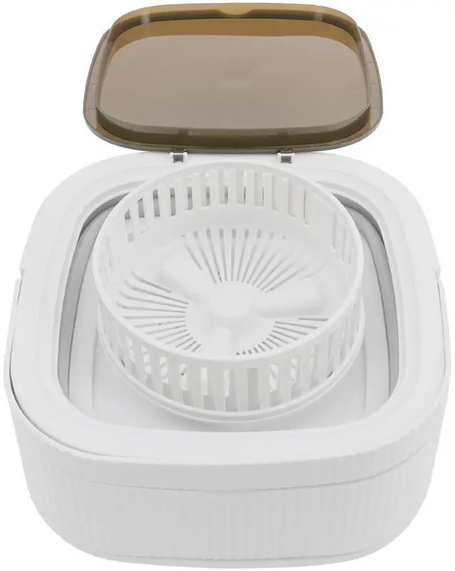 Alt view image 7 of 7 - Portable Washing Machine, 10L Large Capacity Portable Washing Machine - Foldable Mini Washer 3 Intelligent Modes for Deep Cleaning Underwear, Socks, Clothes, Pet Supplies