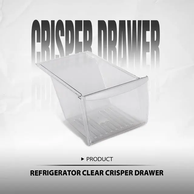Alt view image 3 of 7 - Refrigerator Crisper Drawer Pan Replacement | for Frigidaire Kenmore Crosley Westinghouse Gibson Kelvinator
