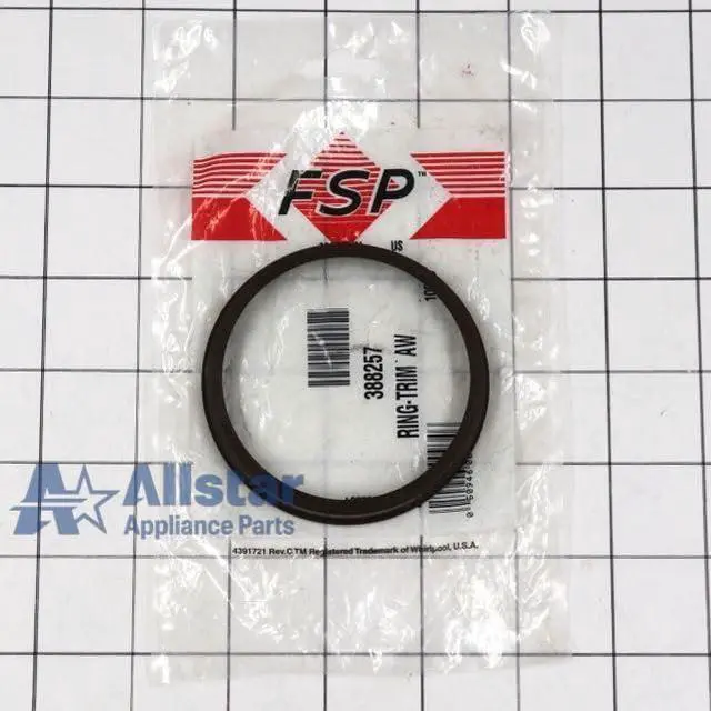 Alt view image 2 of 4 - WP388257 Washing Machine Control Panel Trim Ring