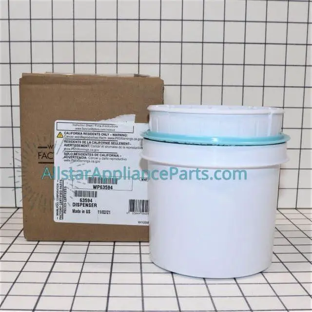 Alt view image 2 of 5 - WP63594 Washing Machine Softener Dispenser Cup