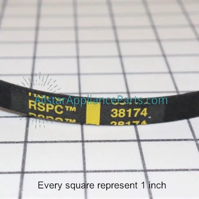 Alt view image 3 of 3 - 38174 Washing Machine Drive Belt