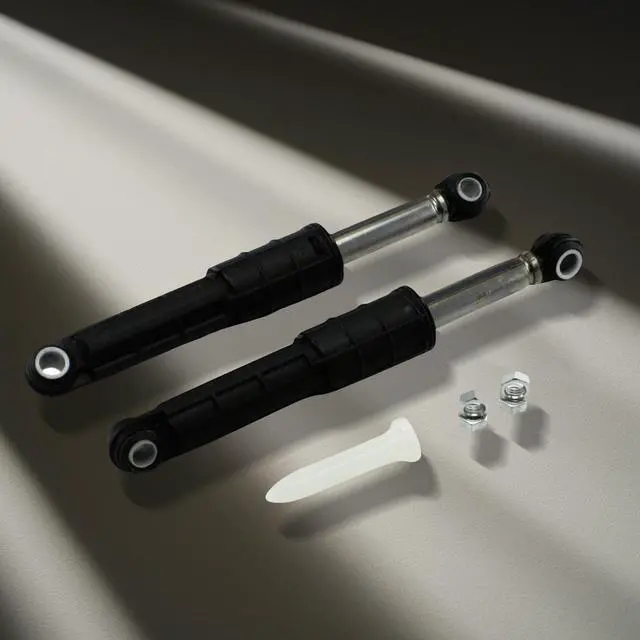 Alt view image 5 of 7 - 2PCS Black Washer Shock Absorber Rods with M10 Nuts & Mounting Pin 5304485917 Suitable for Electrolux WH17X10001