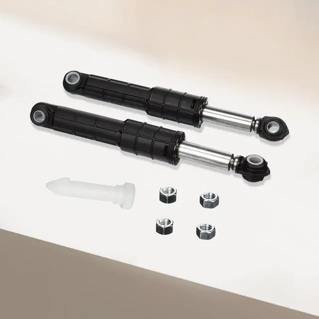 Alt view image 6 of 7 - 2PCS Black Washer Shock Absorber Rods with M10 Nuts & Mounting Pin 5304485917 Suitable for Electrolux WH17X10001
