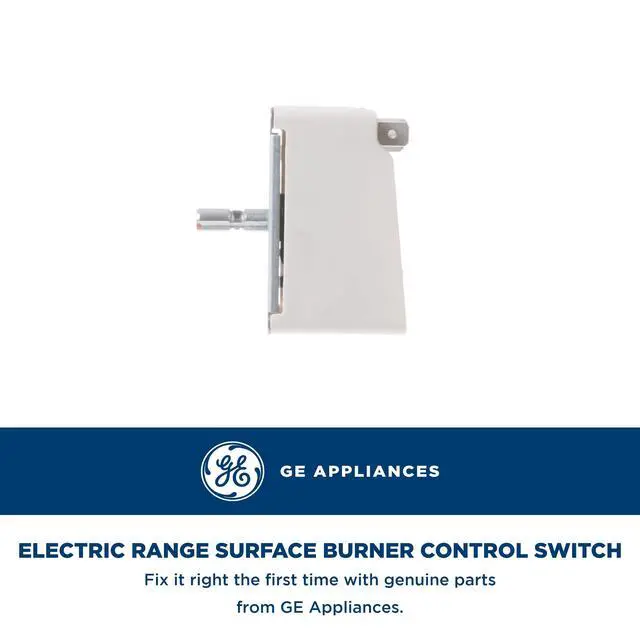 Alt view image 2 of 6 - WB24T10025 nuine OEM Surface Burner Control Switch for Electric Rans