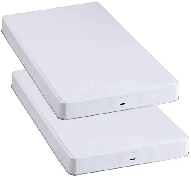 Main image of Set of 2 Extra Deep Burner Covers for Electric or Gas Stove Burners, | White, 19.5 -x 11.75 -and 1.75 -Thick - Create a Counter Space and Hide Spills on the Stove, Each Cover Protects 2 Burners