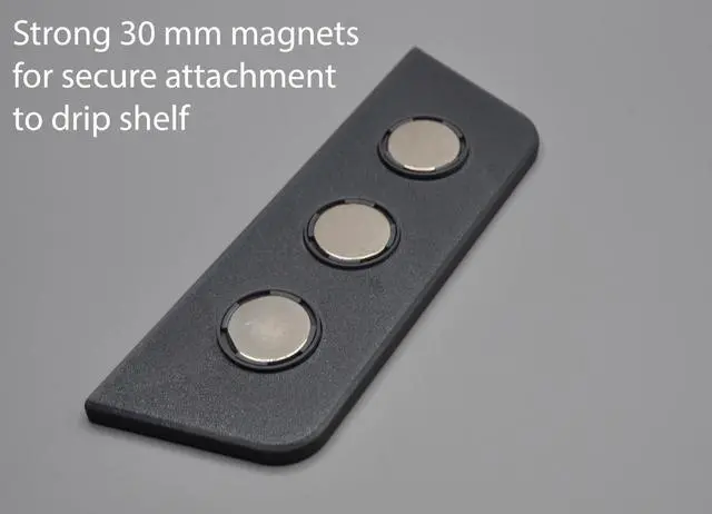 Alt view image 6 of 6 - Refrigerator Drip Catcher Trays for Samsung Refrigerators, Exact Fit, Select Models (Slate Grey, 3")