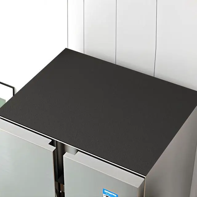 Main image of Cuttable Non-Slip Refrigerator Top Cover Dust-Proof Fridge Protector Mat for Kitchen, Universal Fit for Freezer, Home Appliance Accessories (Dark Grey, 24''x16'')
