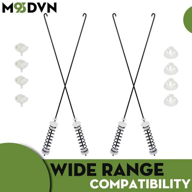 Alt view image 5 of 6 - Suspension Rod Kit Replacement For Kenmore 110.21292013 110.5142512 110.5142510 110.5072010 110.5072011 110.5142511 110.5072012 7MKTWS300DW0 Washing Machine