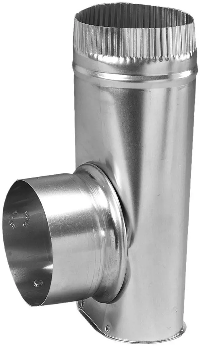 Main image of Dryer Offset Connector, 4" Diameter, Silver (AMDOC/6)