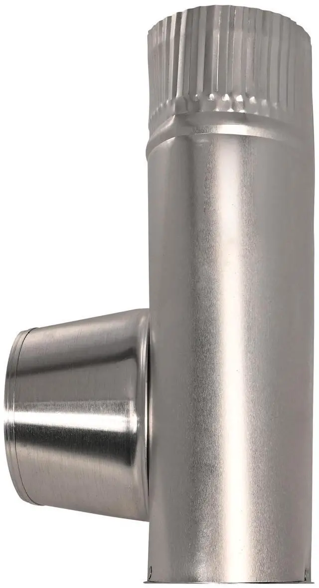 Alt view image 2 of 7 - Dryer Offset Connector, 4" Diameter, Silver (AMDOC/6)