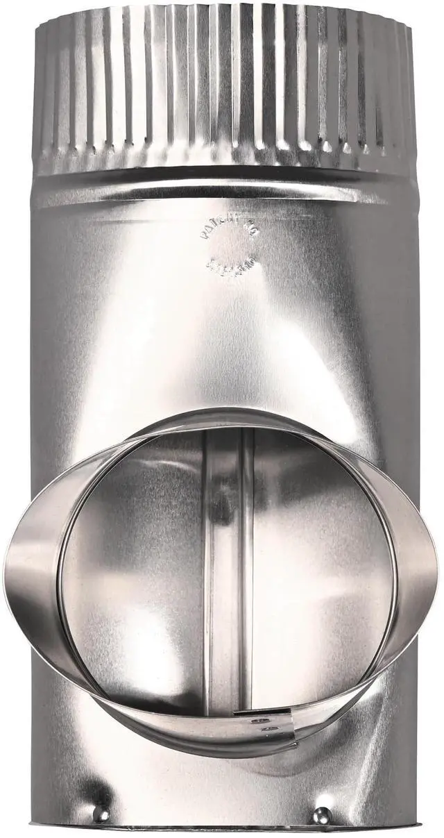 Alt view image 6 of 7 - Dryer Offset Connector, 4" Diameter, Silver (AMDOC/6)