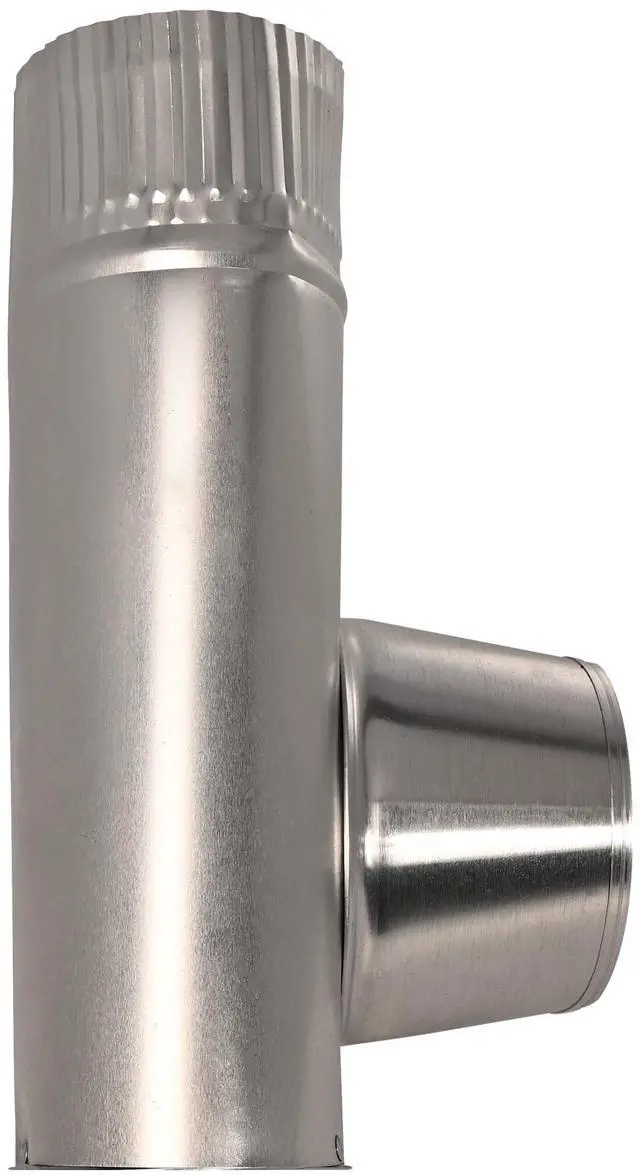Alt view image 7 of 7 - Dryer Offset Connector, 4" Diameter, Silver (AMDOC/6)