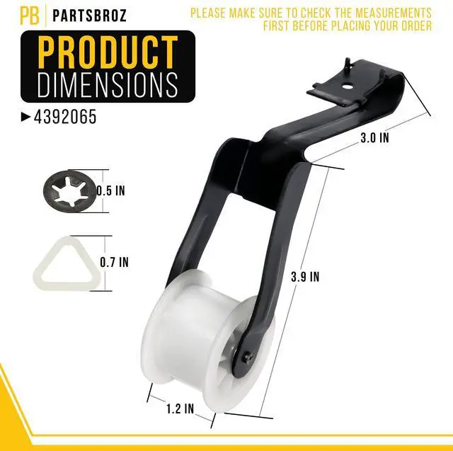 Alt view image 3 of 7 - Dryer Repair Kit for Amana NGD4705EW1