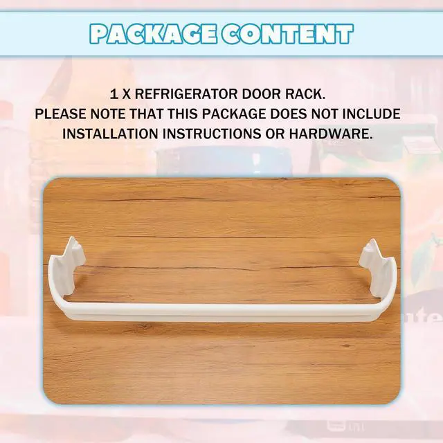 Alt view image 6 of 7 - 240535201 (Middle) Replacement Refrigerator Door Rack Compatible with Electrolux Frigidaire Gibson Kelvinator Westinghouse Refrigerator Door Shelf